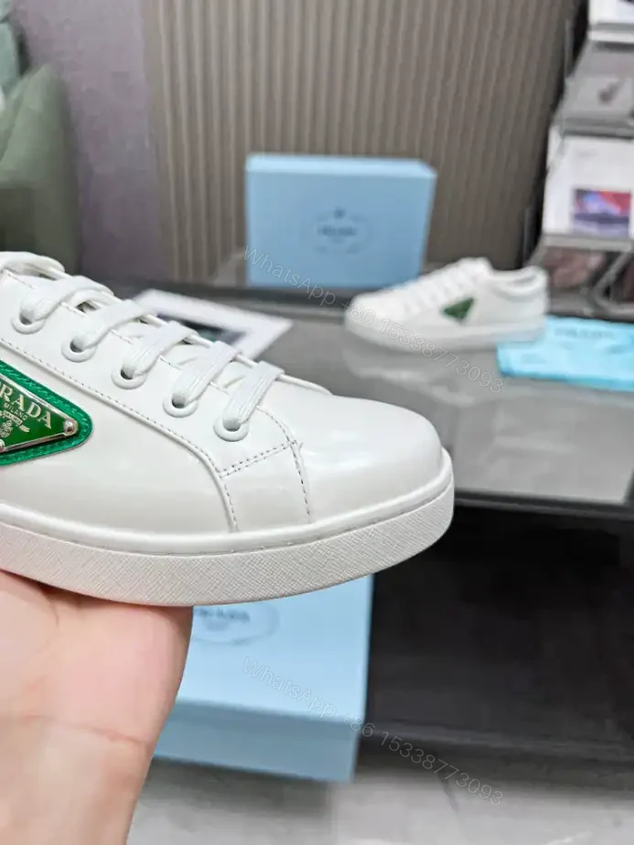 View 7 of PRADA BRUSHED LEATHER SNEAKERS – PRD042