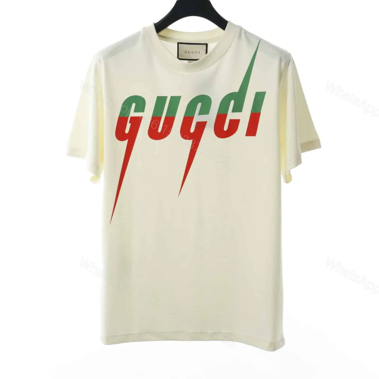 GUCCI 20SS LIGHTNING LOGO SHORT SLEEVE T SHIRT — view 1