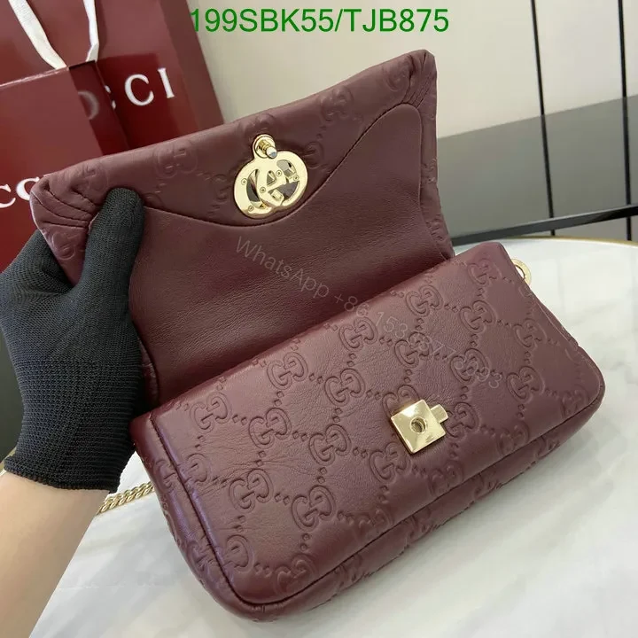 View 83 of Gucci Rosso Ancora Red Leather Mini Top Handle Bag HG258