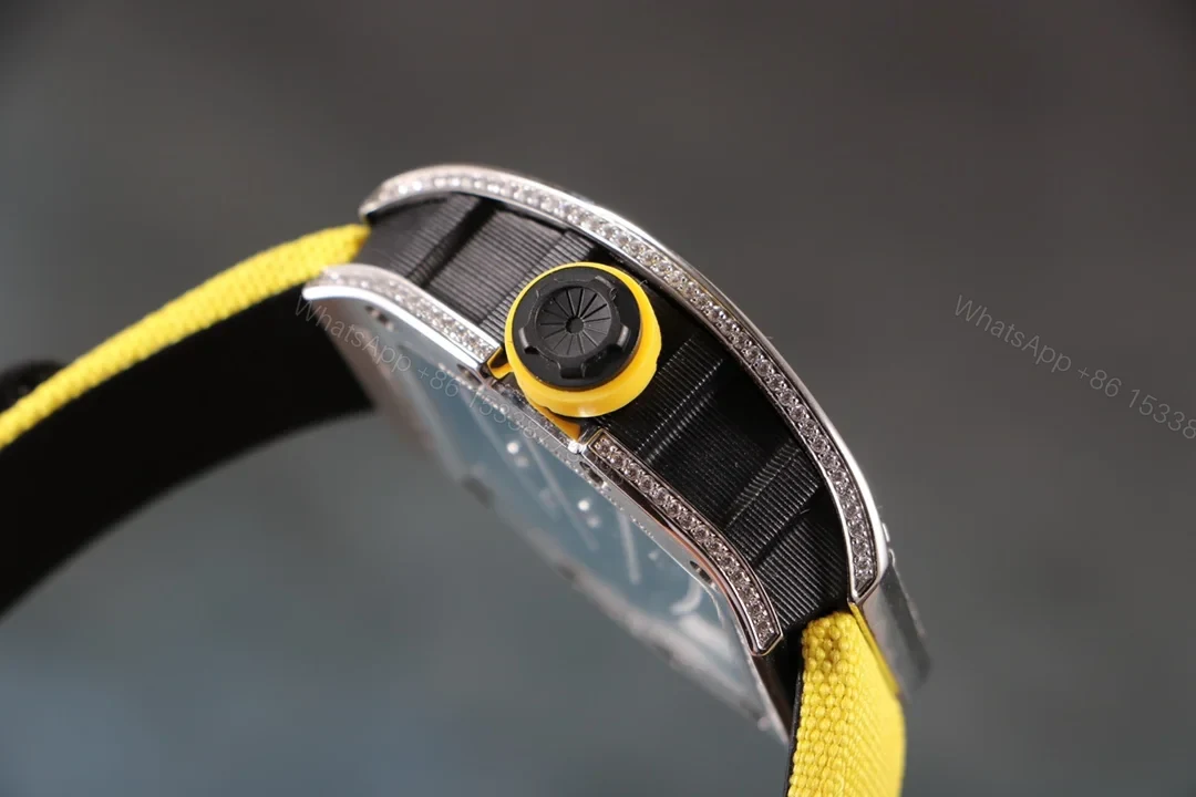 View 7 of Richard Mille RM59-01 T-Diamond Lizard Tourbillon Carbon Fiber Sport Yellow Strap Edition RM59-01-T-DIAMOND-LIZARD-TOURBILLON -01