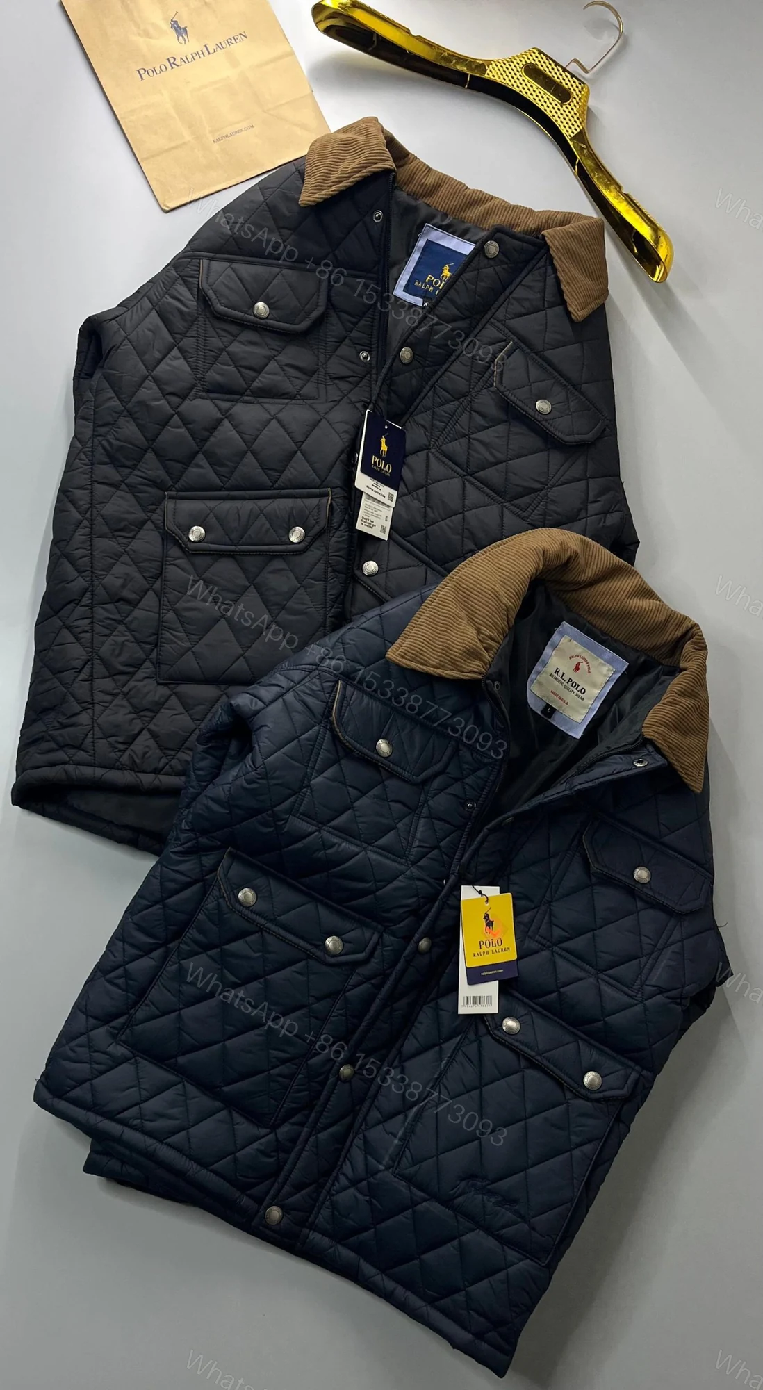 View 7 of First Copy Ralph Lauren Premium Quality Diamond Cut Jacket