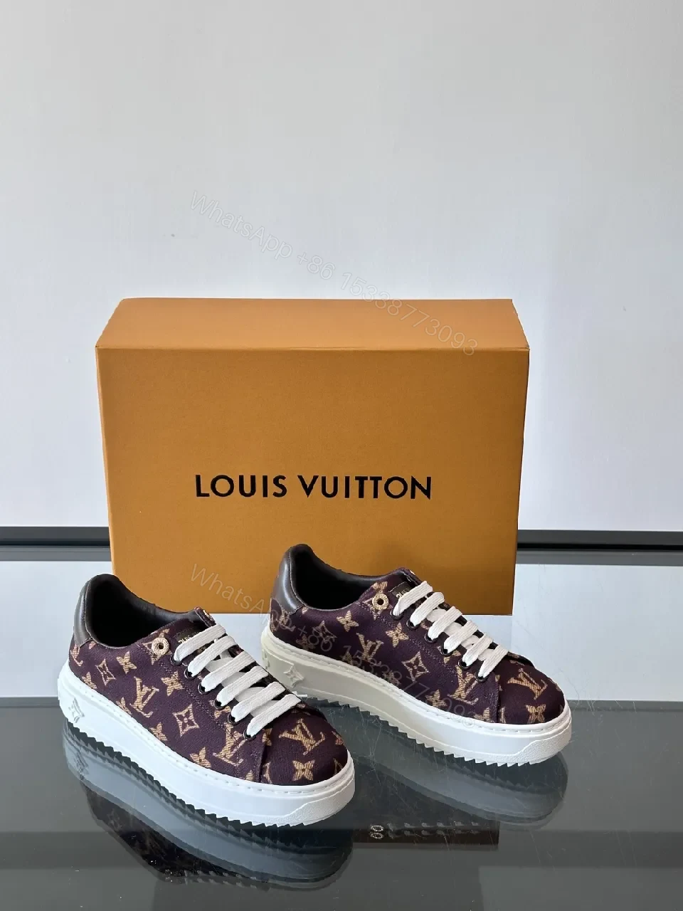 View 9 of Bold Monogram Sneakers: Luxury Comfort, LV-inspired Monogram
