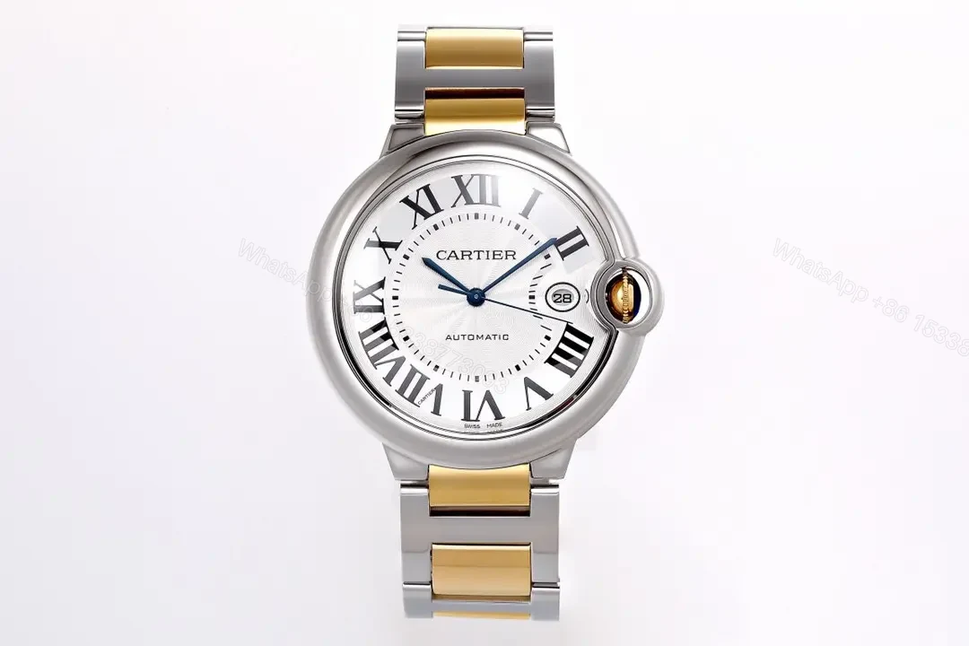 View 2 of GF Factory Cartier Ballon Bleu 42mm Two-Tone Stainless Steel and Gold Automatic Watch