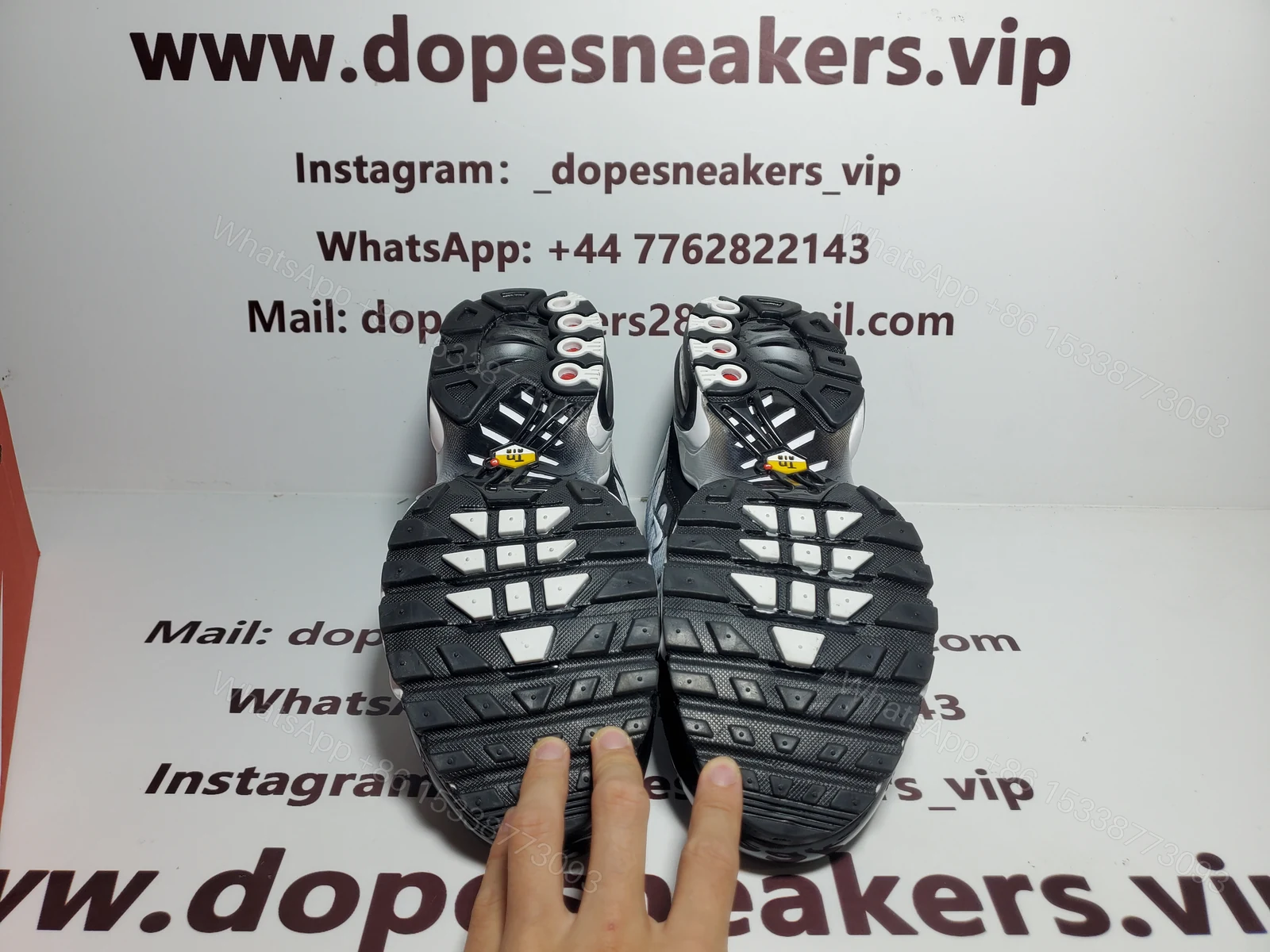 View 3 of Nike Air Max Plus Black Metallic Silver
