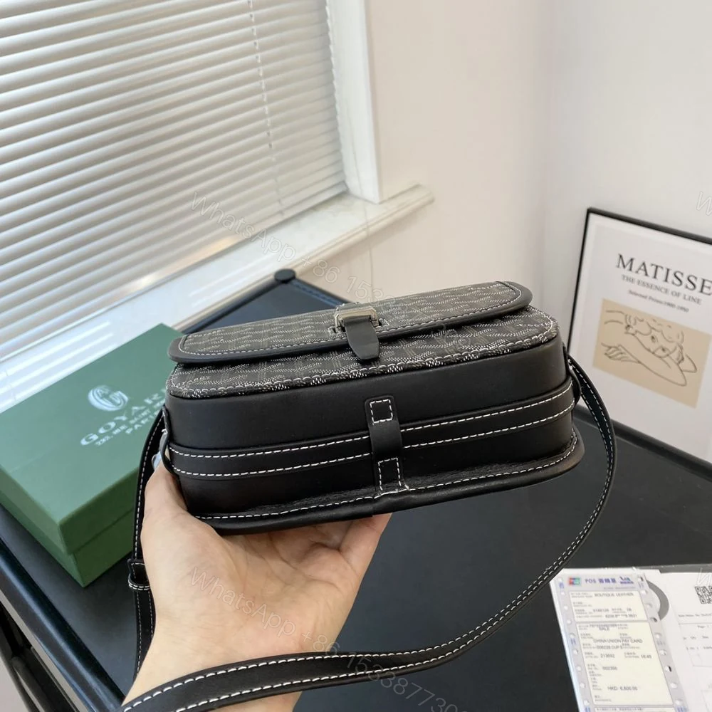 View 6 of GOYARD BELVEDERE PM BAG BLACK 22CM