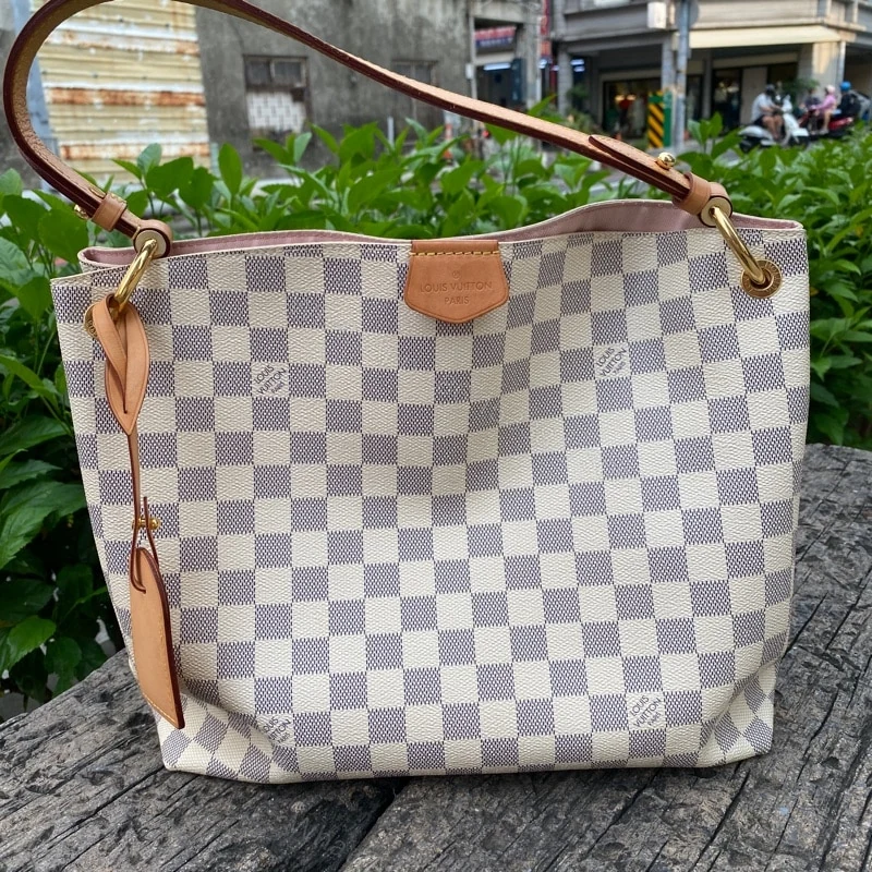 View 2 of Louis Vuitton Graceful PM Damier Azur 35Cm N42249