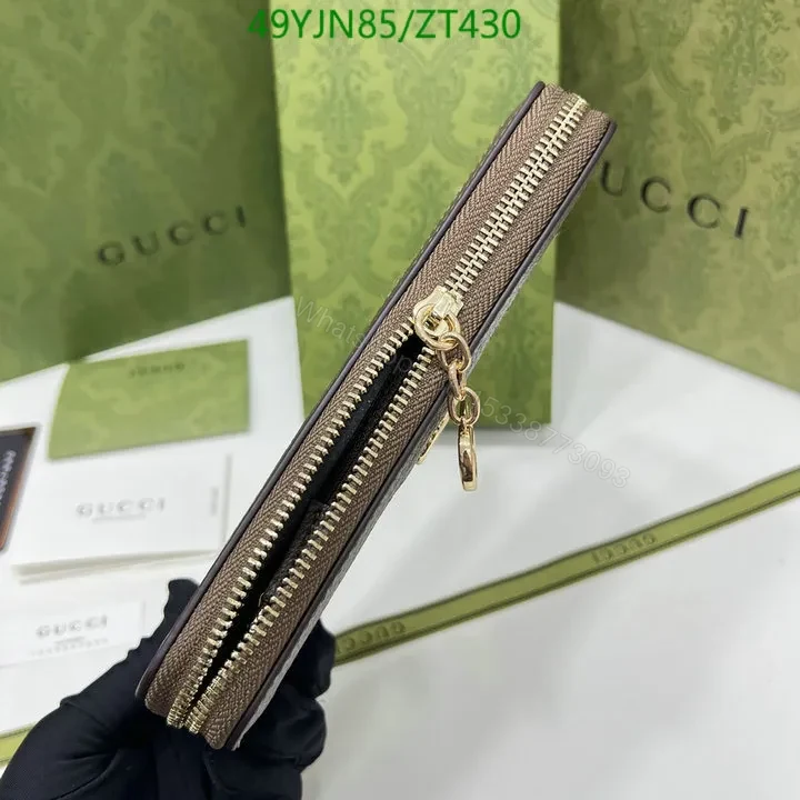 View 8 of Luxury Ophidia GG Zip Around Wallet Mirror Copy TR52BW