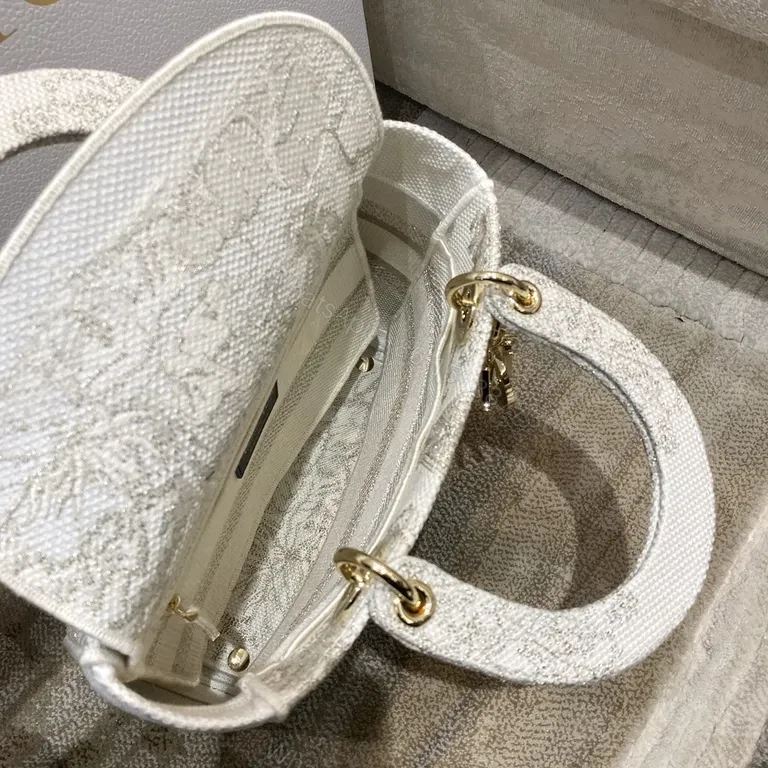 View 3 of Textured Mini Dior Bag â€” Signature Shine, Day-to-Night Ready