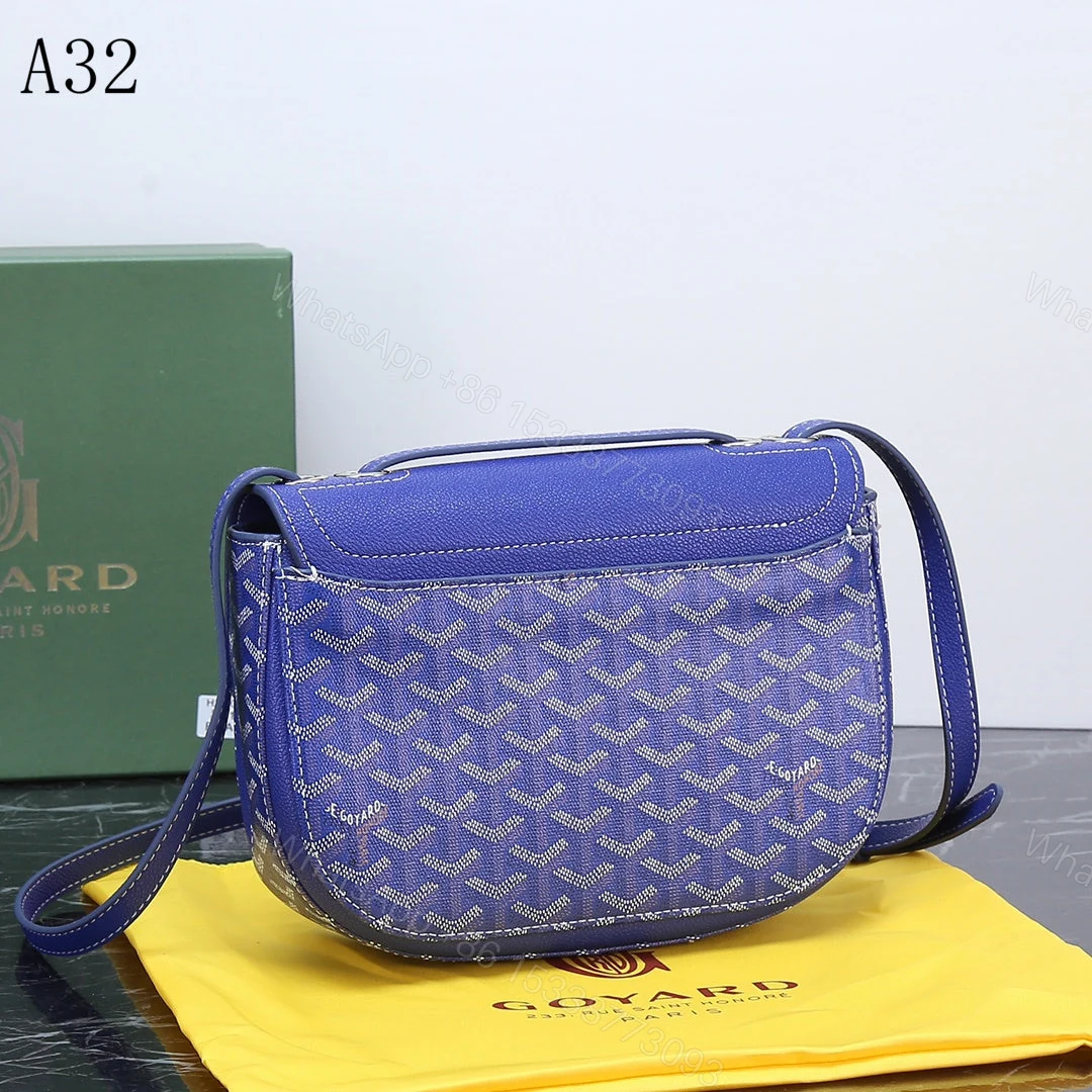 View 8 of GOYARD SEAL CLASP THE 233 BAG BLUE 25CM