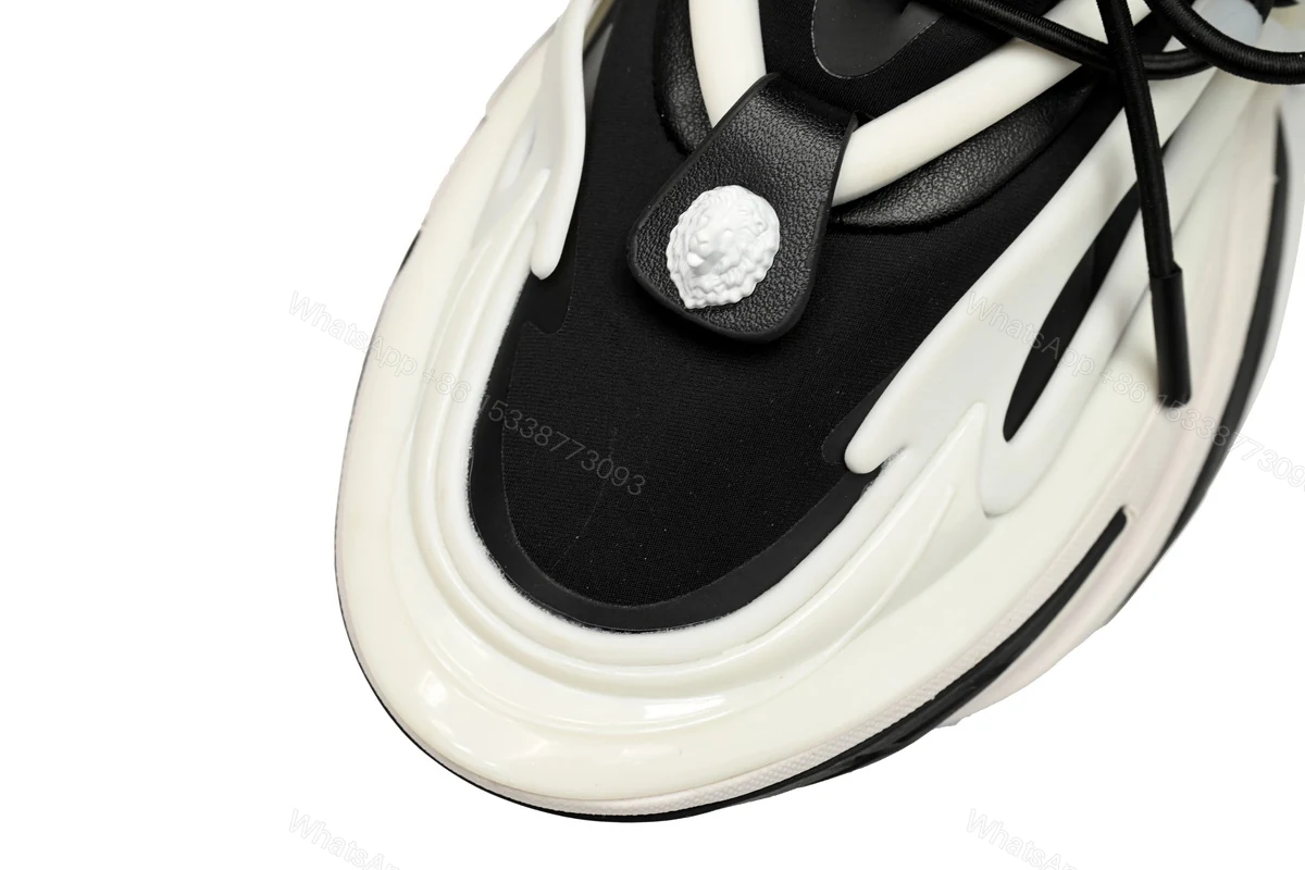 View 6 of BALMAIN Multikolor Buty sportowe Black And White YM1VJ309