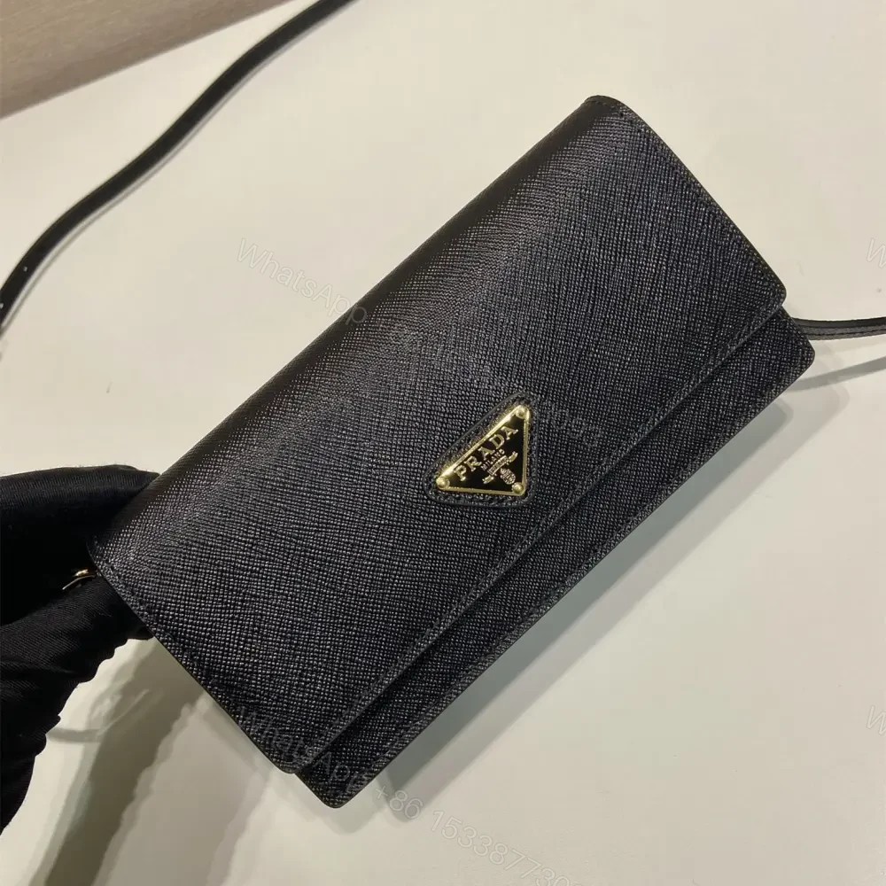 View 4 of 高仿Prada*Saffano系列1NF059斜挎包黑色Mini免檢版