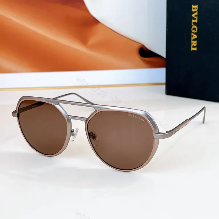 View 7 of Chic BVLGARI-Style Sunglasses: Modern Frame, All-Day Comfort