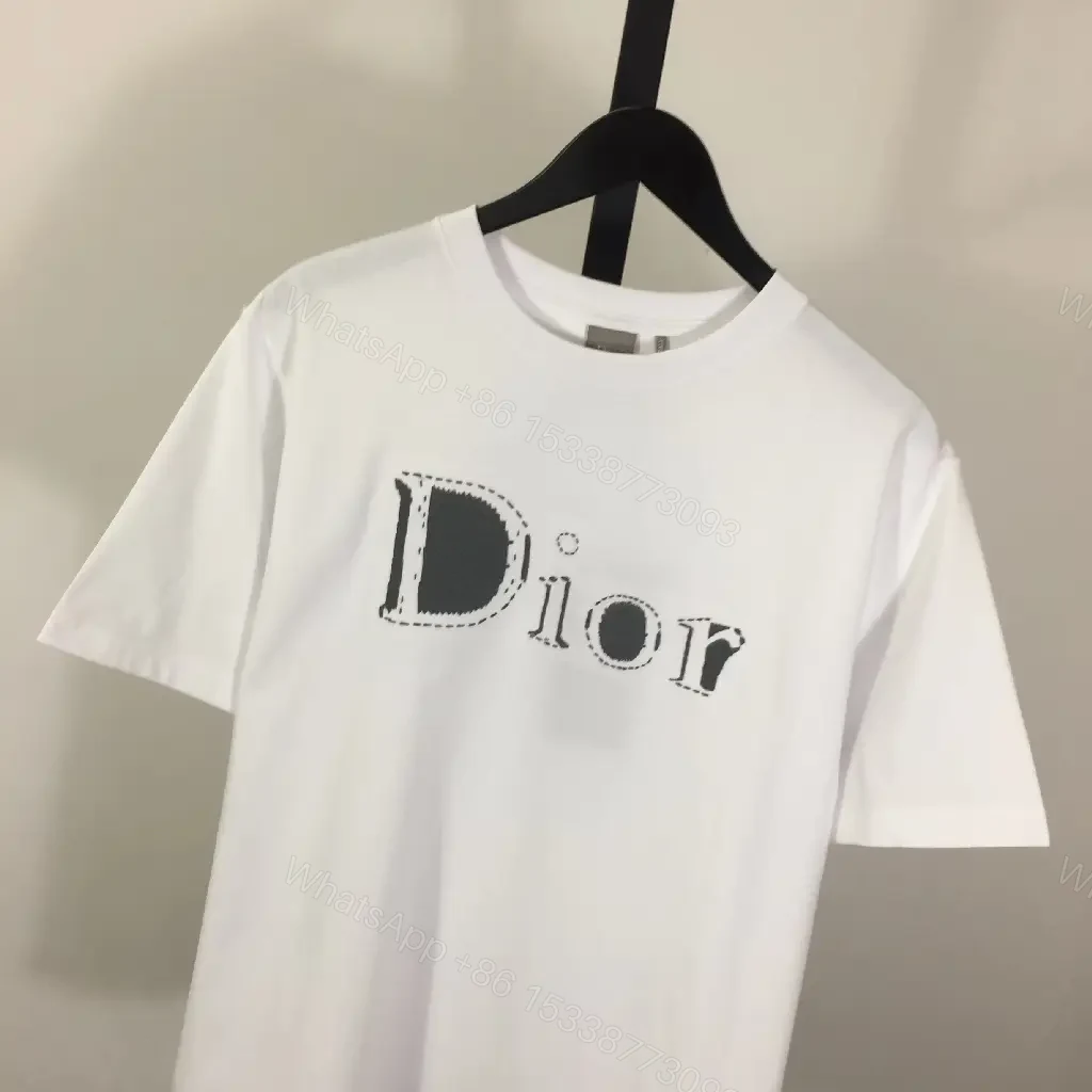 View 4 of White Cotton Tee Minimalist Luxe Logo Tee