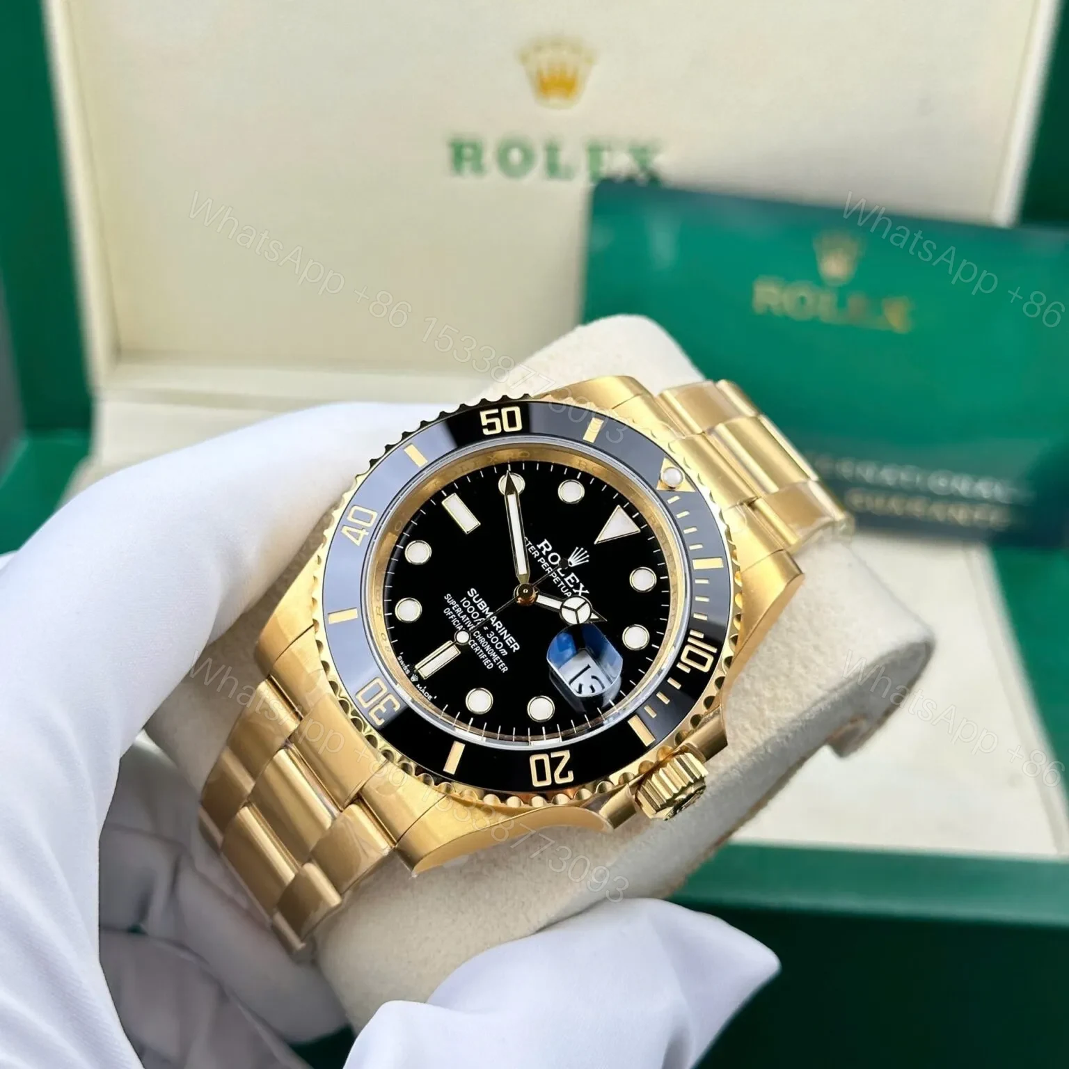 View 3 of Superclone Rolex Submariner Black Dial 116618LN