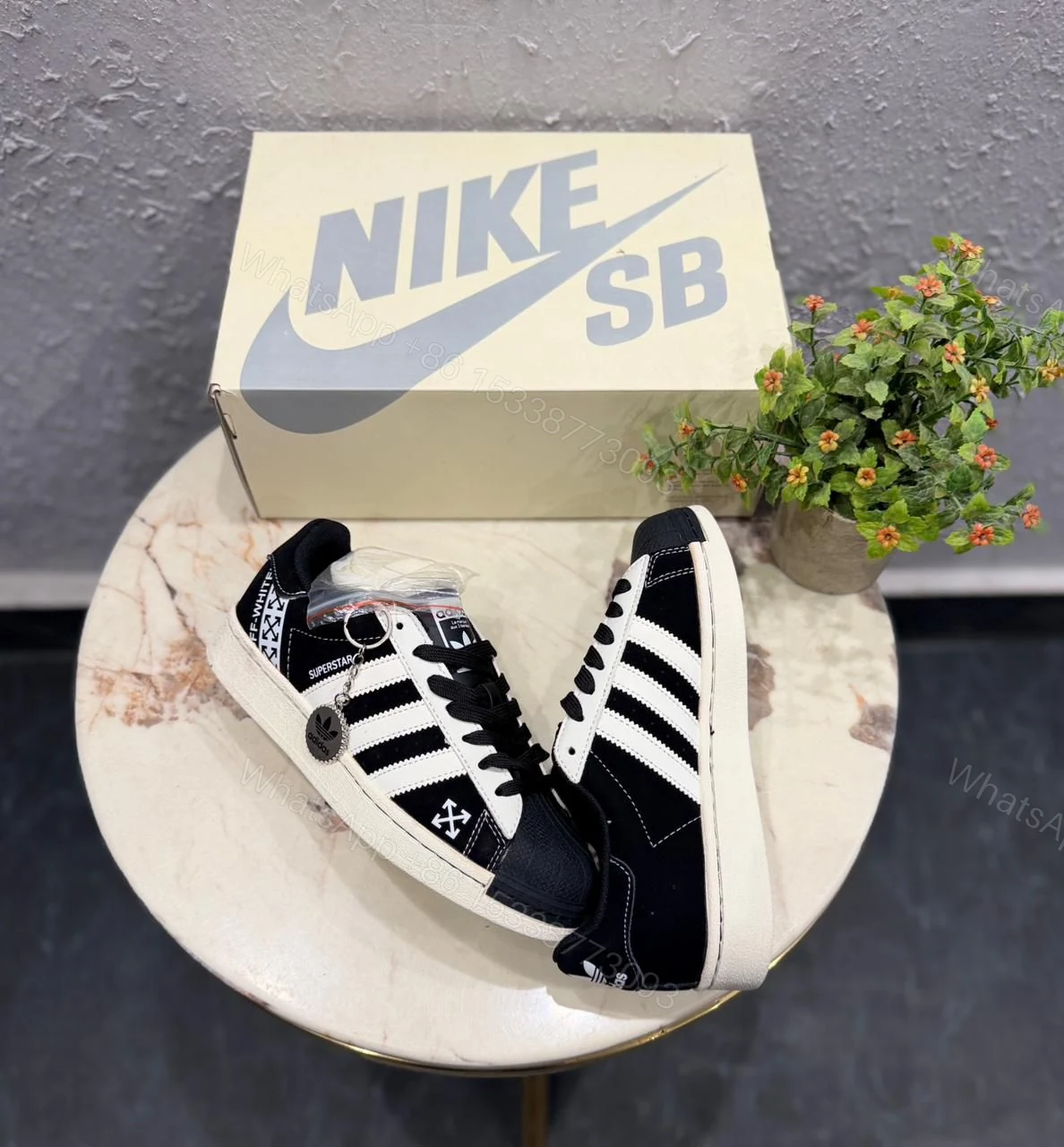 View 3 of First Copy Adidas Superstar Off White