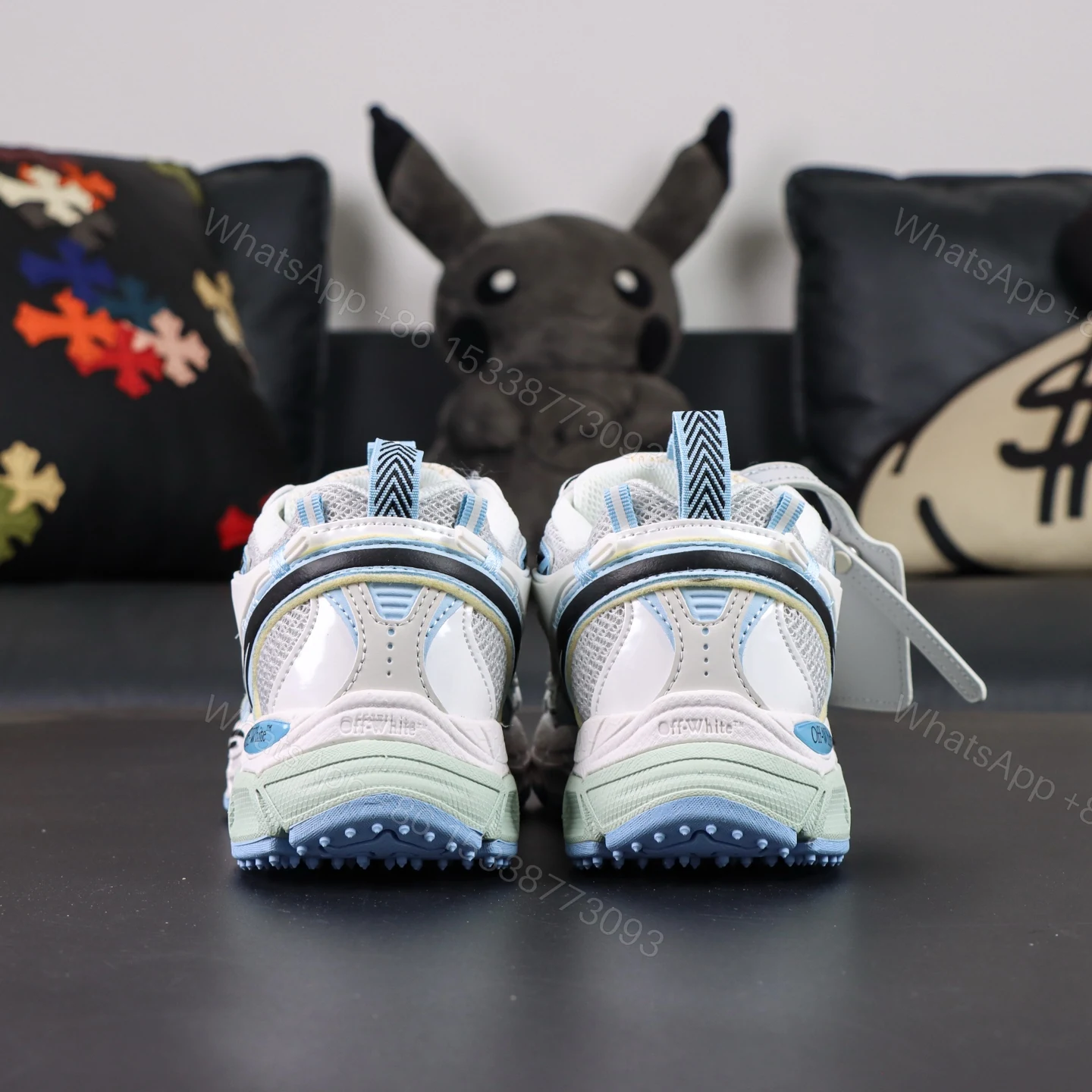 View 7 of Off White Be Right Back Sky Blue