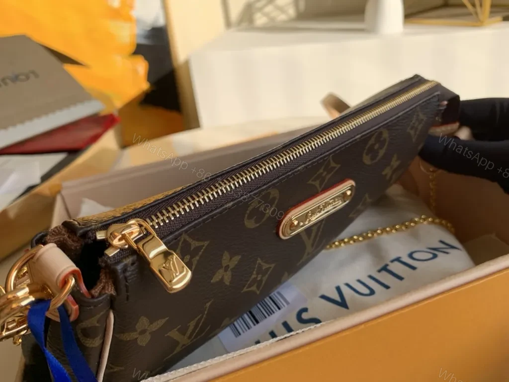 View 5 of Monogram Glow Compact LV Crossbody with Gold Hardware