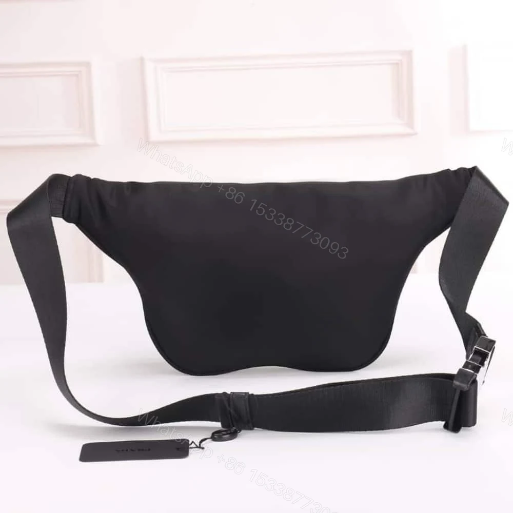 View 3 of PRADA NYLON BELT BAG BLACK 30CM
