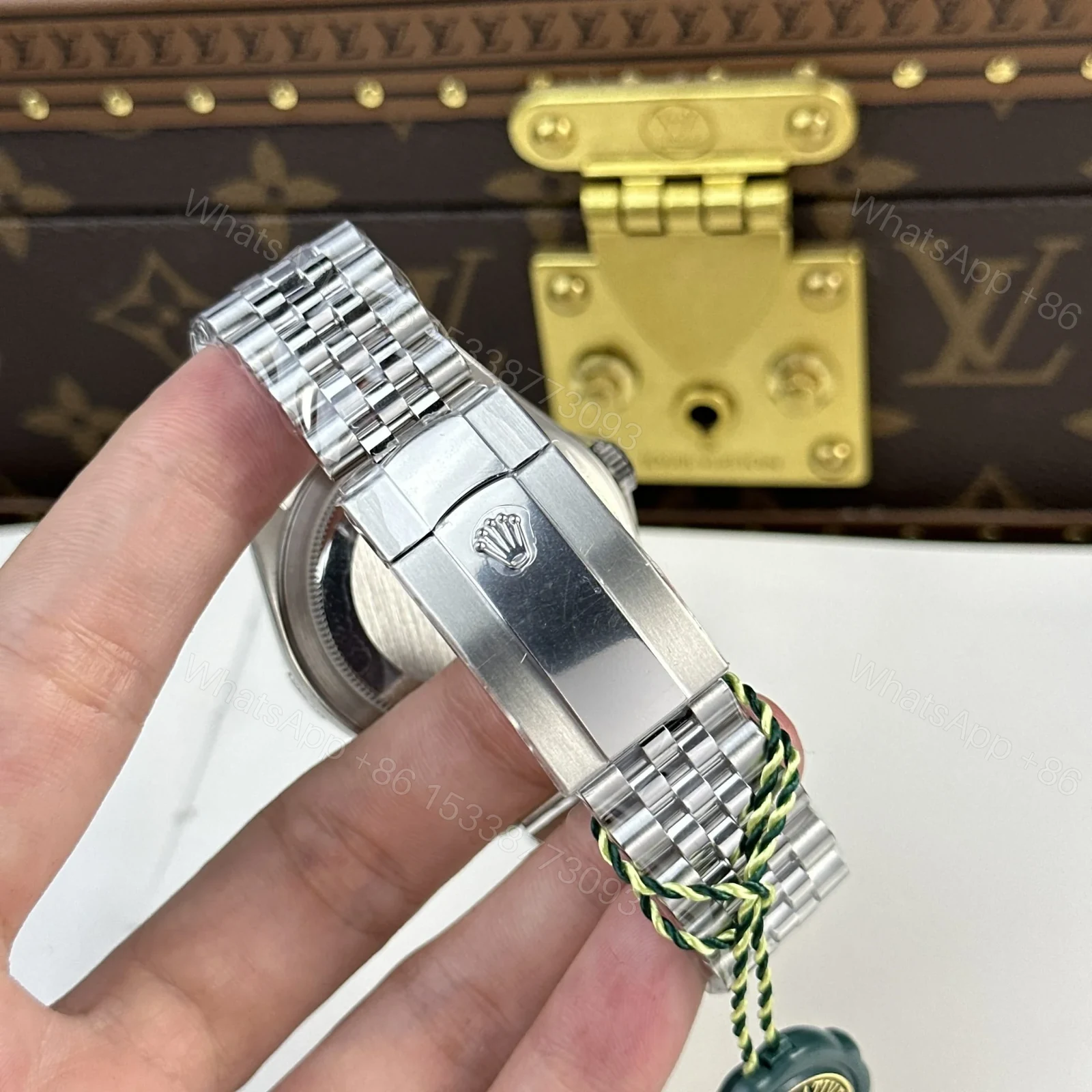 View 10 of Superclone Rolex Sky-Dweller Mint green Dial 336934 Jubilee