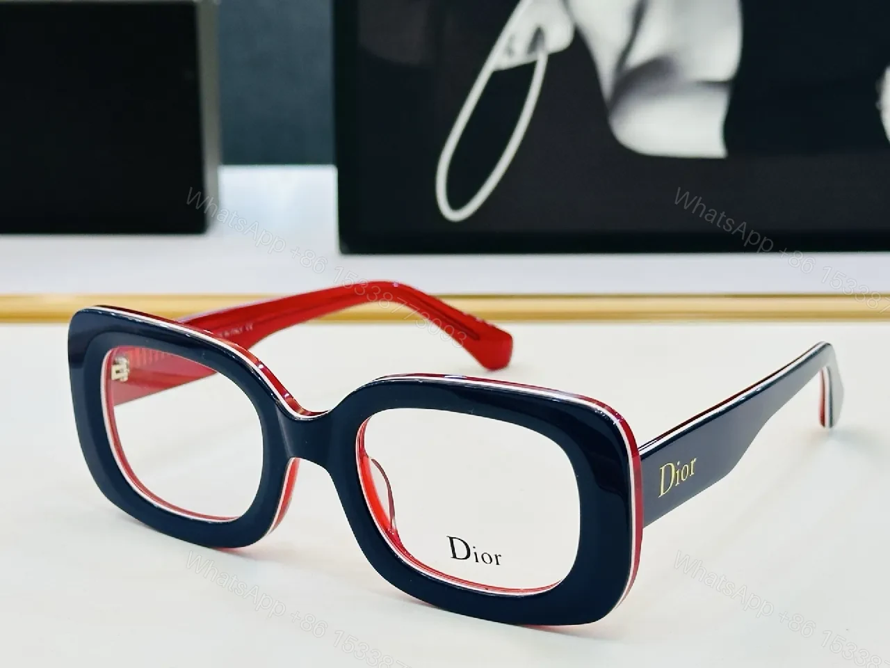 View 6 of Oversized Dioré Frame Eyewear: High-Gloss Acetate, Luxe, Bold Statement