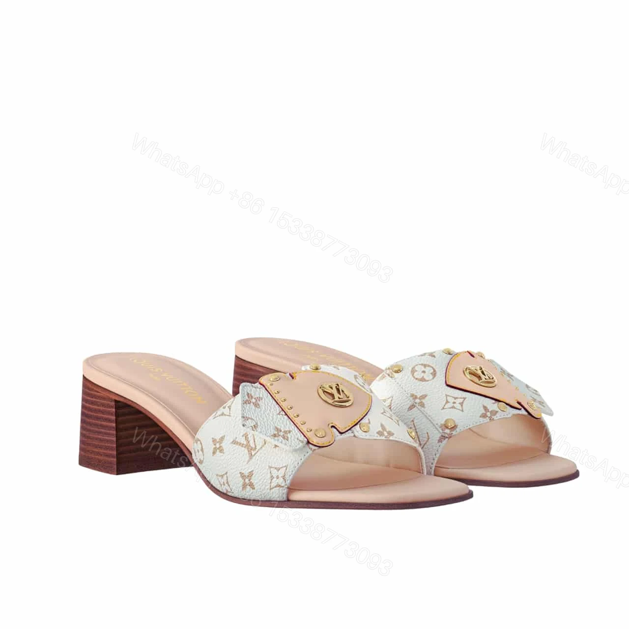 LOUIS VUITTON LV FRAME MULE DUNE BEIGE 1AHMRN — view 1