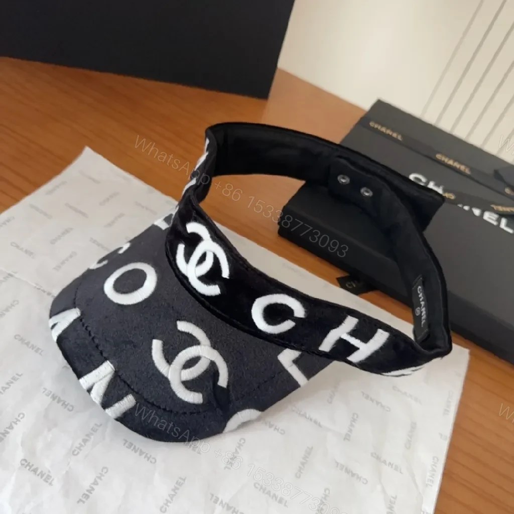View 4 of Bold Logo Visor: Luxe Graphic Sport Visor