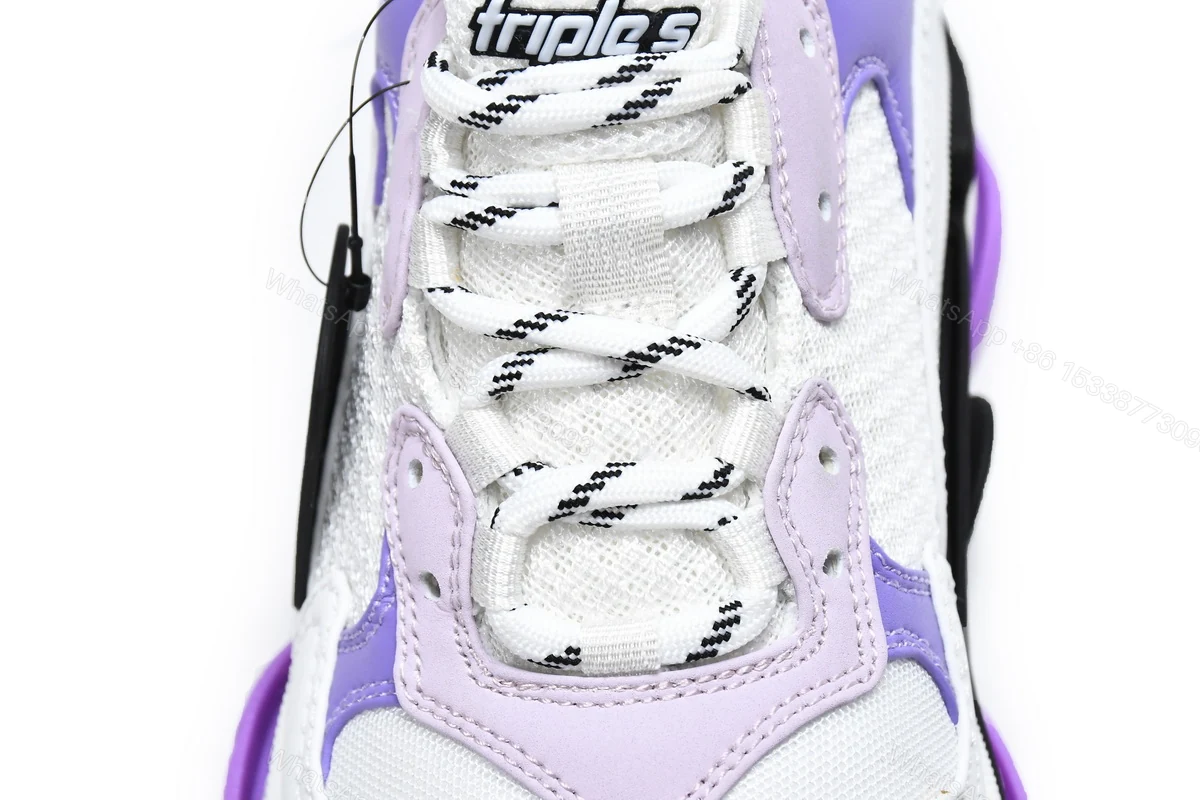 View 7 of Balenciaga Triple S White Pink Purple 524039 W09OH 9688