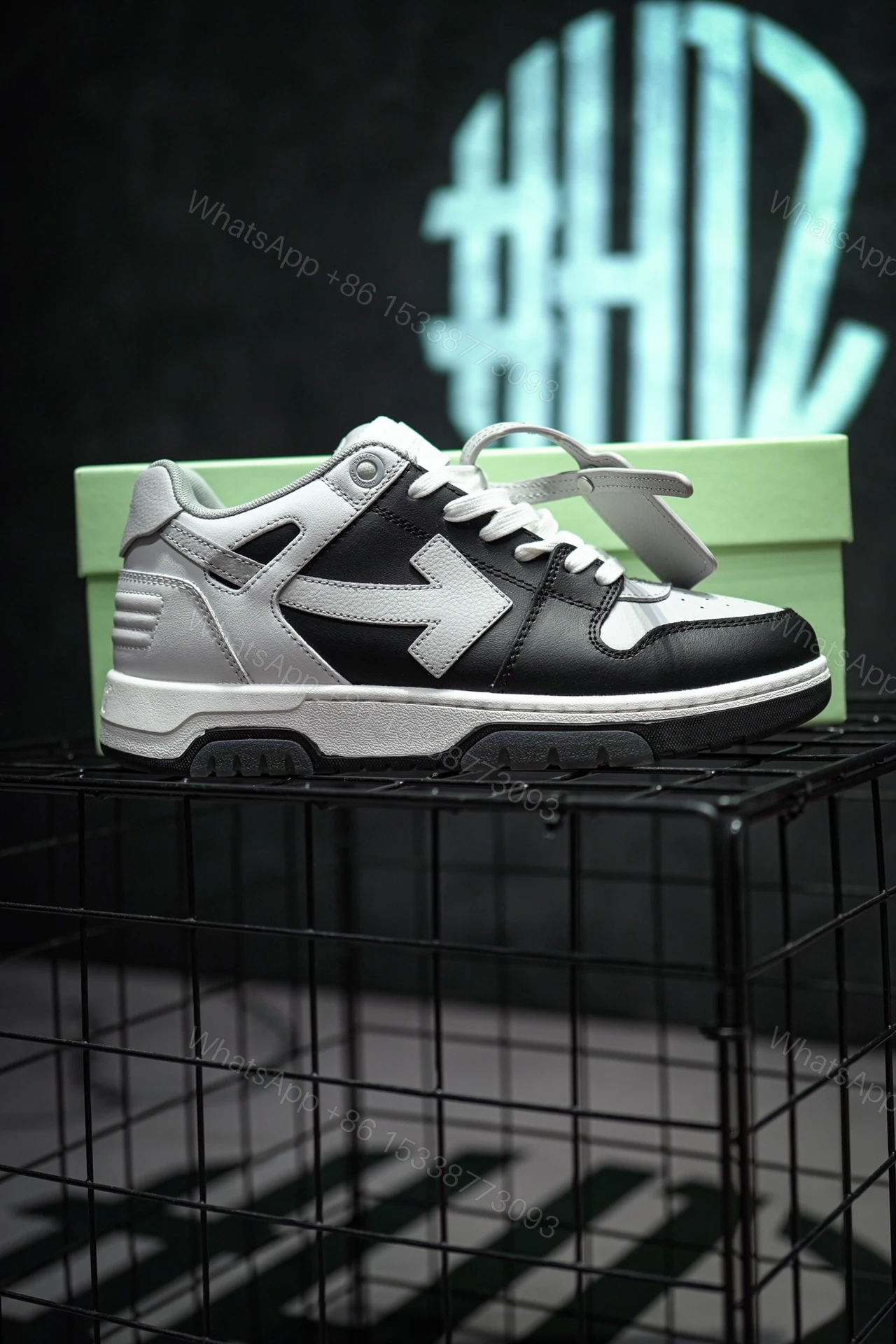 View 7 of OFF-WHITE Out Of Office Black White Grey