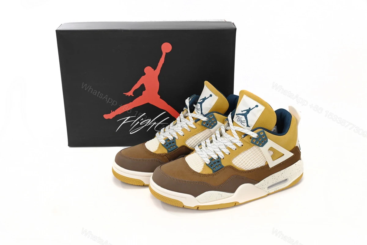 Air Jordan 4 "Cacao Wow" Brown White FB2214-200 — view 2