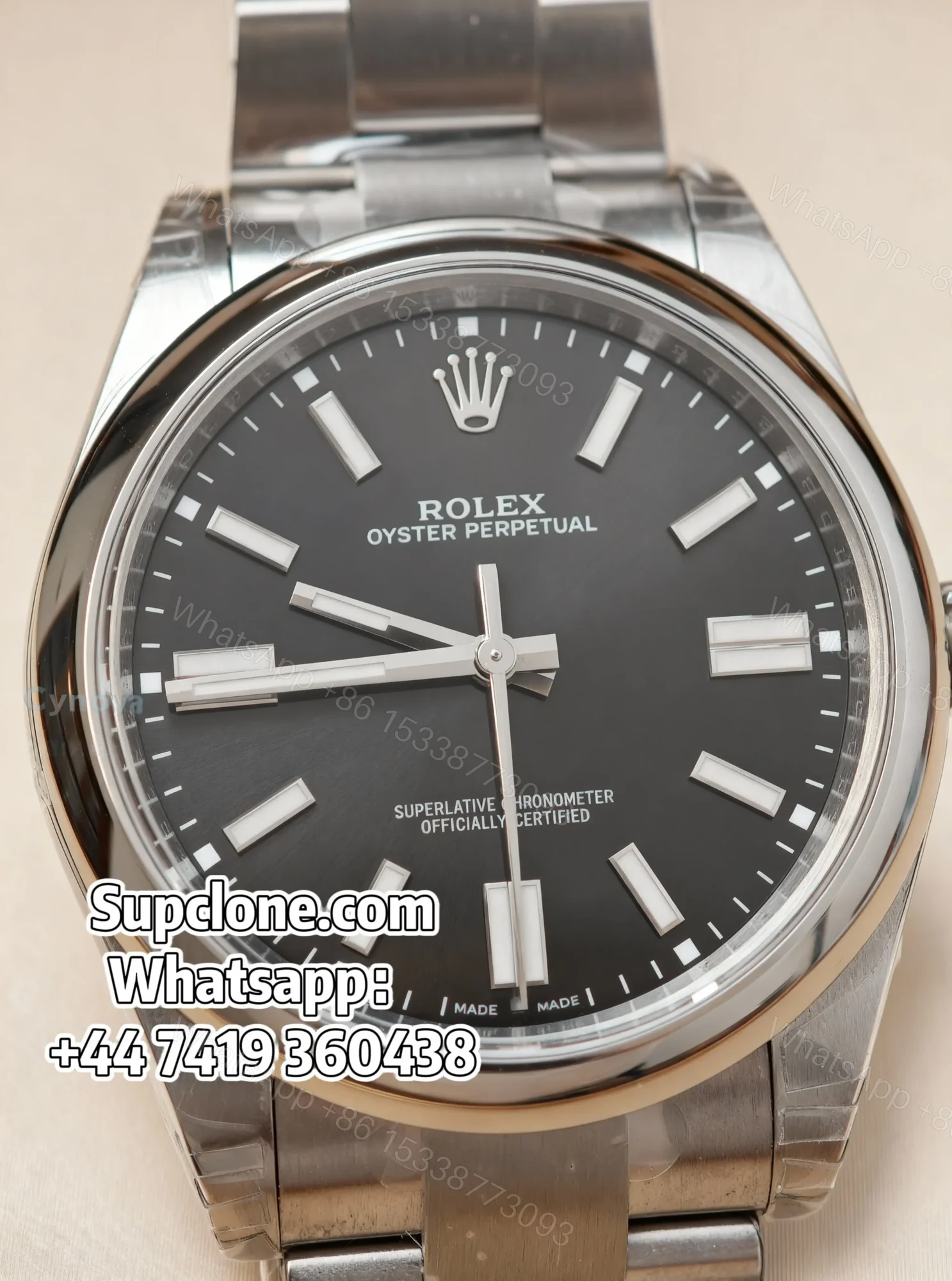 View 13 of Rolex Super Clone Oyster Perpetual 134300-0008 41mm Black Dial 3230 Movement