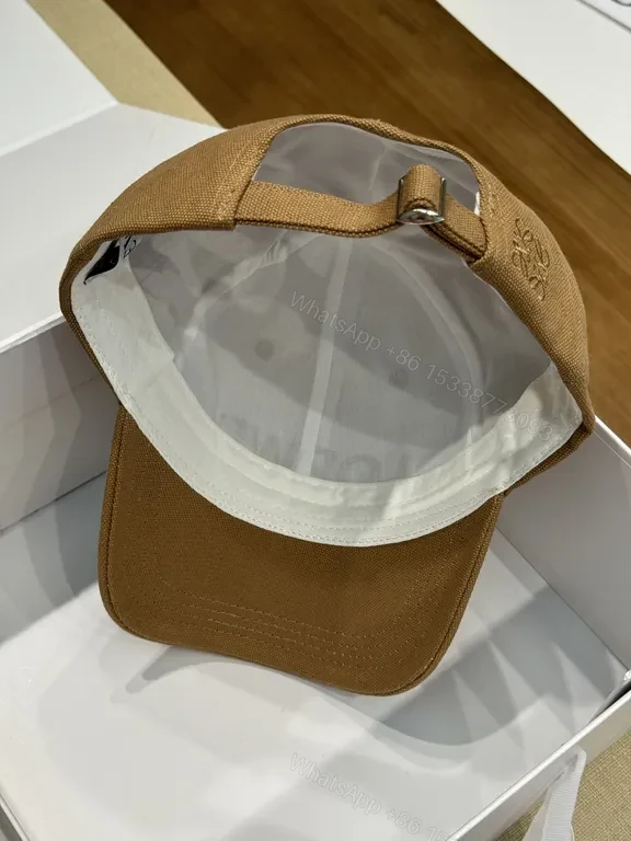 View 6 of Caramel Canvas Luxe Cap: Subtle Designer-Style hat