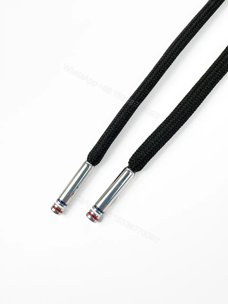 View 7 of Black Nylon Classic Swim Shorts with Drawstrings, Moncler Logo