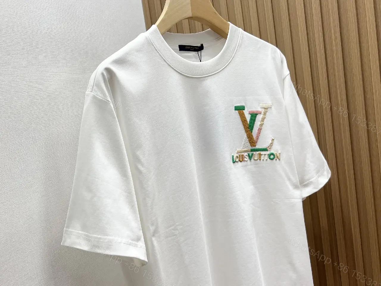 View 8 of Bold Logo Tee: Multicolor LV Detailing, Premium Streetwear Tee