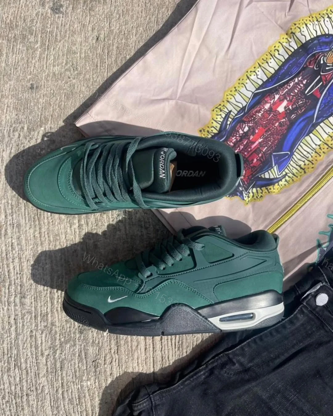 View 6 of FIRST COPY AIR JORDANS 4 RM NIGEL PRO GREEN