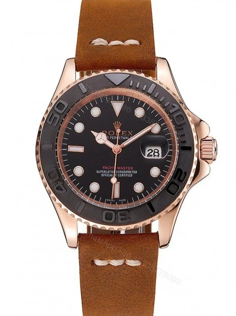 Replica Rolex Yacht-Master Black Dial 1453861 — view 1