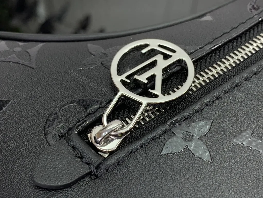 View 8 of Hologram Monogram Crescent Bag: Modern Luxury, Versatile Carry