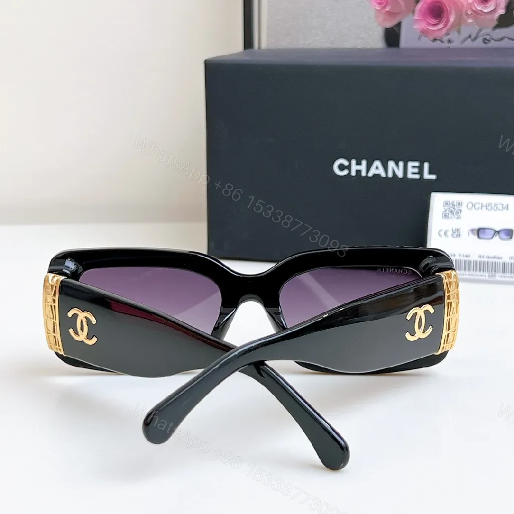 View 9 of Bold Luxury Sunglasses with Gold Accents, Oversized Frames