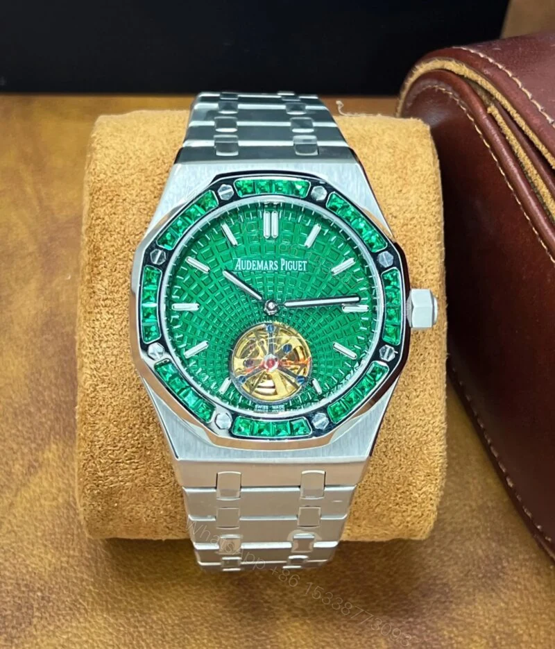 Audemars Piguet Royal Oak Flying Tourbillon White Gold Emerald 10AA Automatic — view 1
