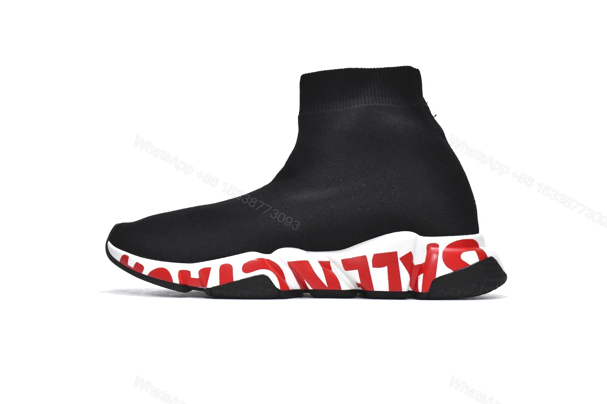 View 14 of Balenciaga Speed Black(red word)