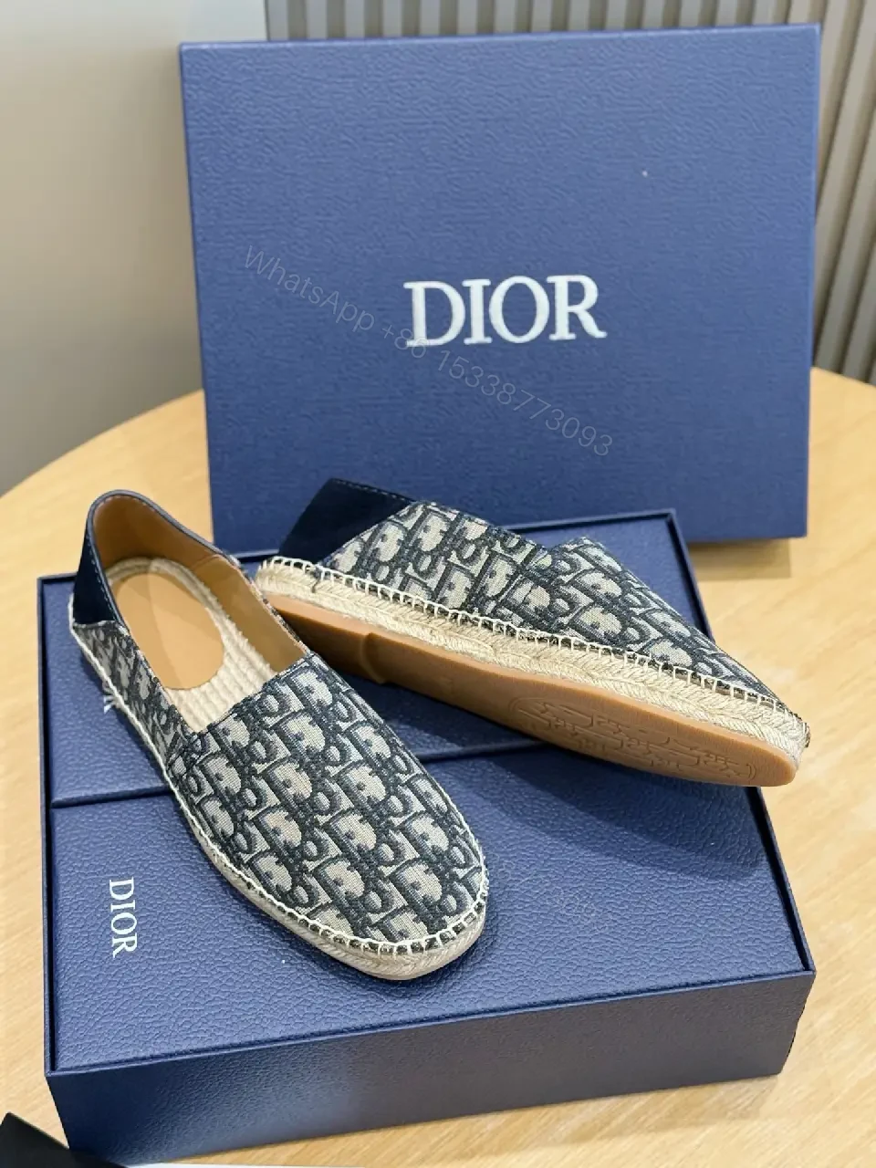 View 7 of Monogram Jacquard Espadrille Slip-Ons: Subtle Luxe Comfort