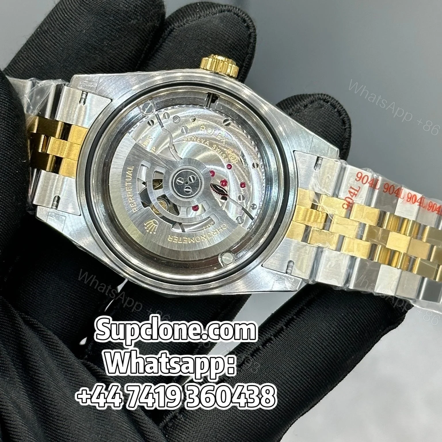 View 4 of Rolex Sky-Dweller Super Clone 1:1 – Black Dial Jubilee Bracelet (9002 Movement)