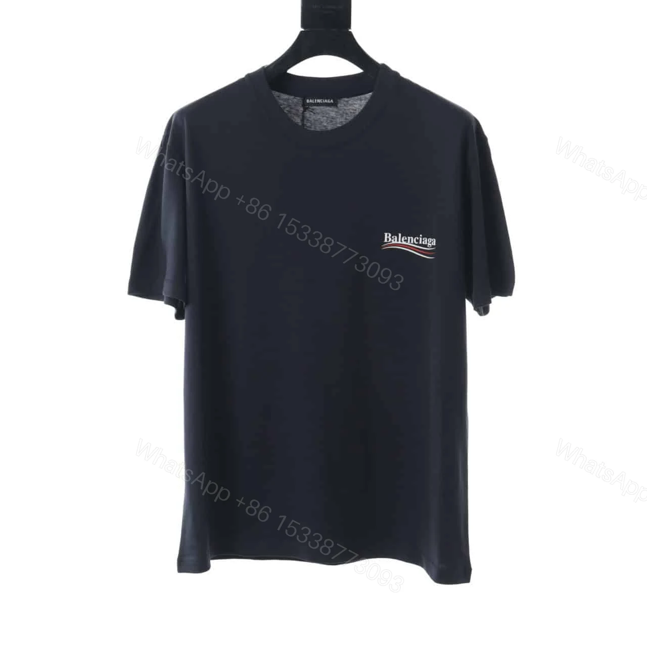 View 2 of BALENCIAGA CLASSIC NAVY COKE SHORT SLEEVE