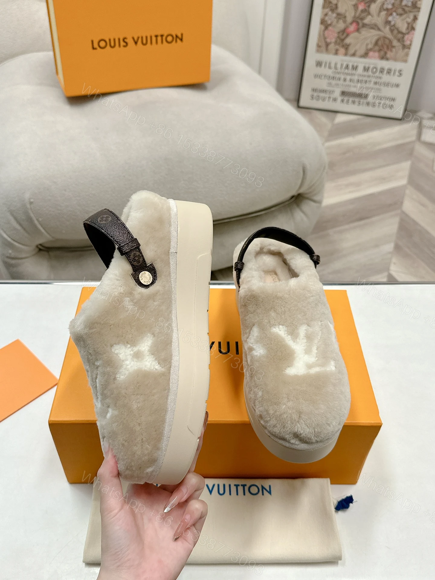 View 2 of LOUIS VUITTON ASPEN COMFORT CLOG LIGHT BEIGE
