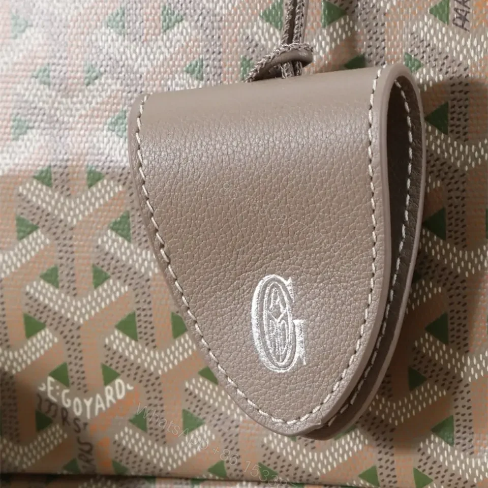 View 11 of 高仿Goyard*STLOUIP10滿印Tote手提袋咖綠免檢版小號