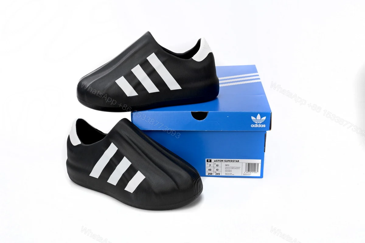 View 2 of adidas adiFOM Superstar Black White HQ8752