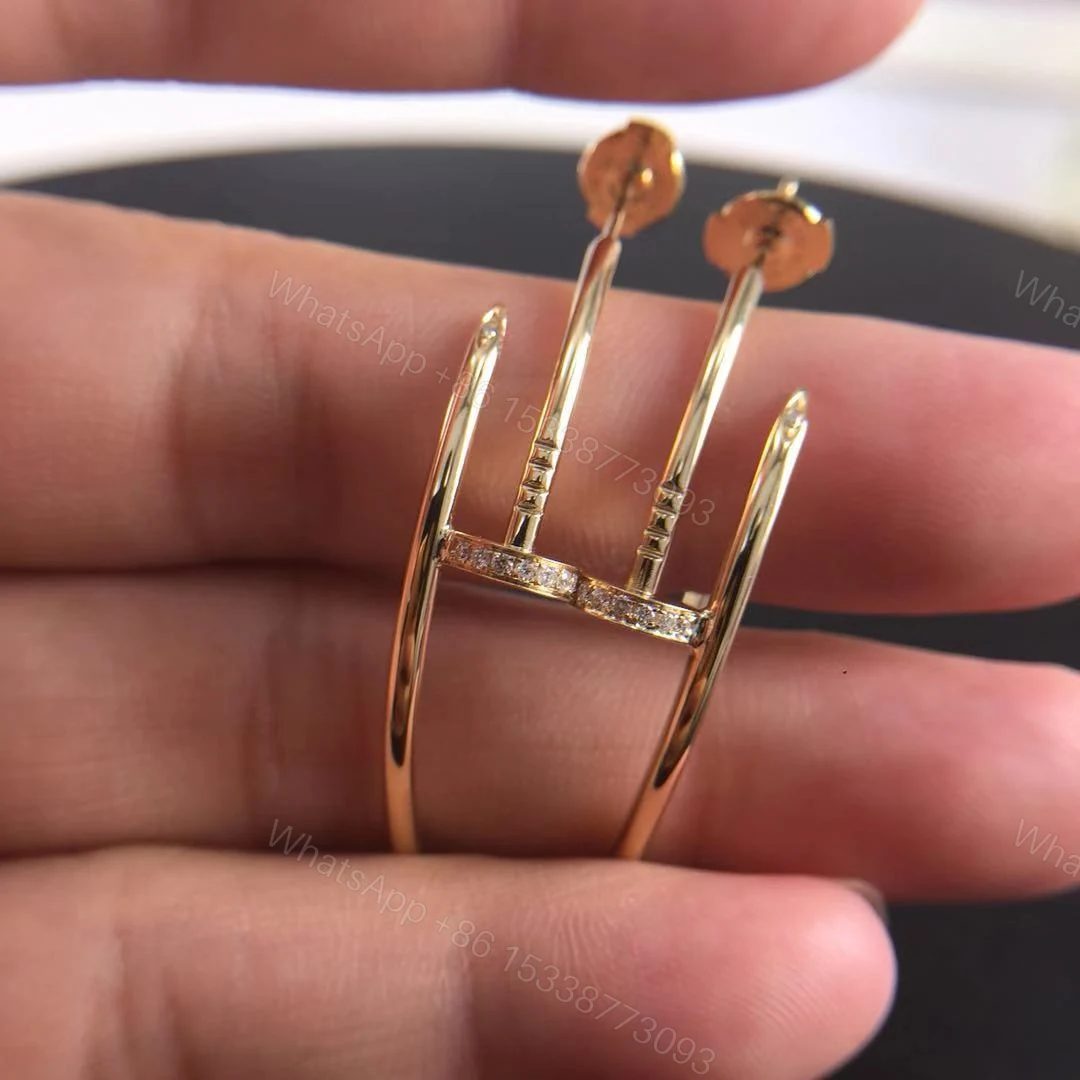View 6 of Cartier Juste Un Clou Earrings, Diamonds