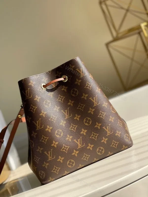 View 2 of Louis Vuitton LV NeoNoe Like Auth Monogram Pattern Handbags 26x22x27cm