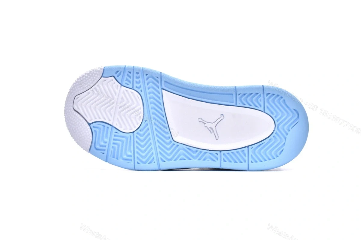View 9 of Jordan 4 Kids Shoes Retro Sky Blue CV9388-106
