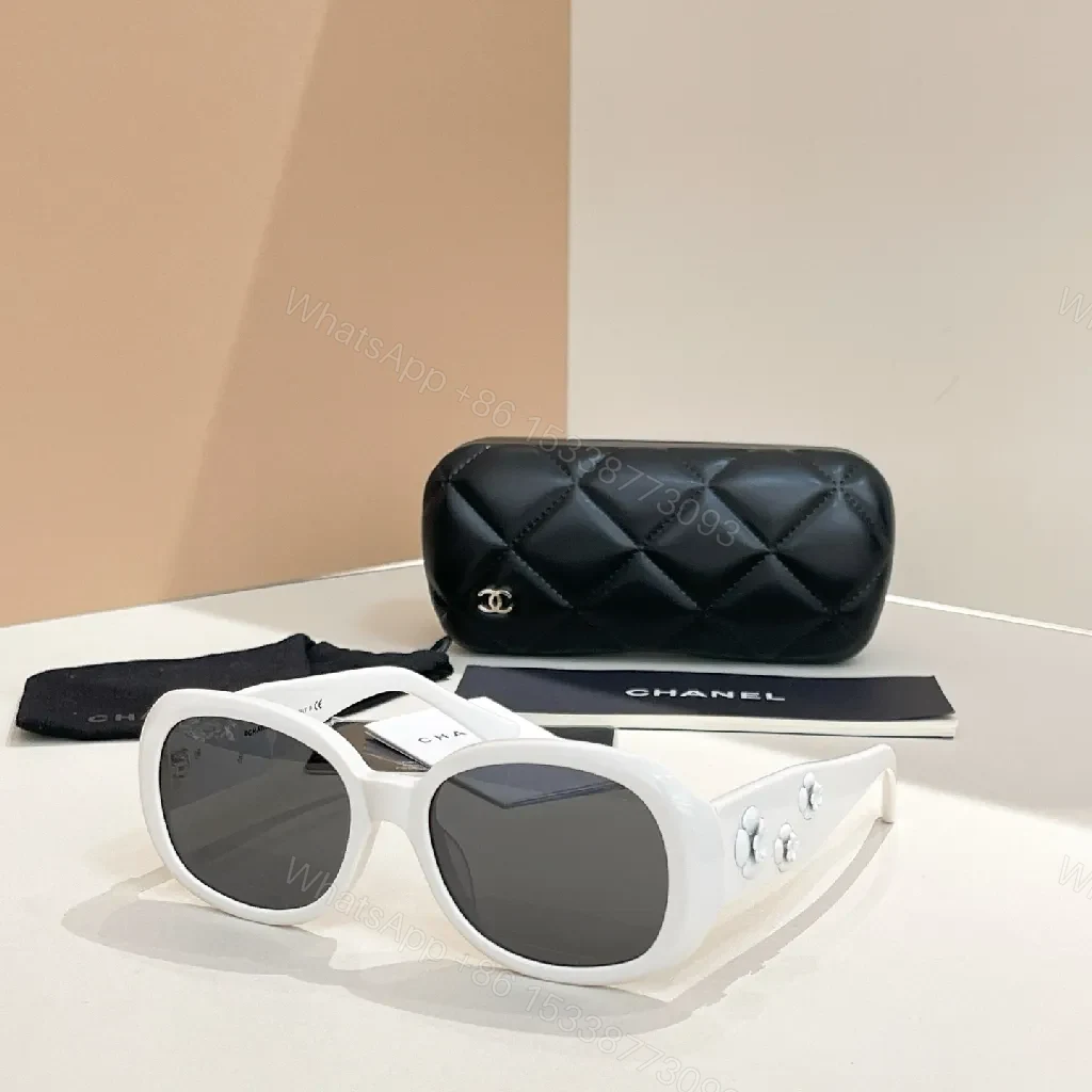 View 7 of Gradient-Charcoal Sunglasses with Quilted Case – Oversized Acetate, Luxe Style
