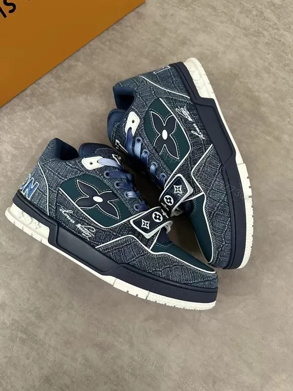 View 5 of Louis Vuitton-Inspired High-Top Sneakers: Luxe, All-Day Comfort